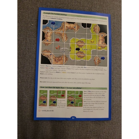 Carcassonne | Game Guide Rule Book | Official Replacement Game Piece - Picture 5 of 5